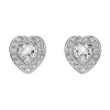 Clous d'oreilles Ariana Grande x Swarovski Angelic_x005f_x000D_coeurs argentés
