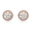 Clous d'oreilles Swarovski Constella rosés