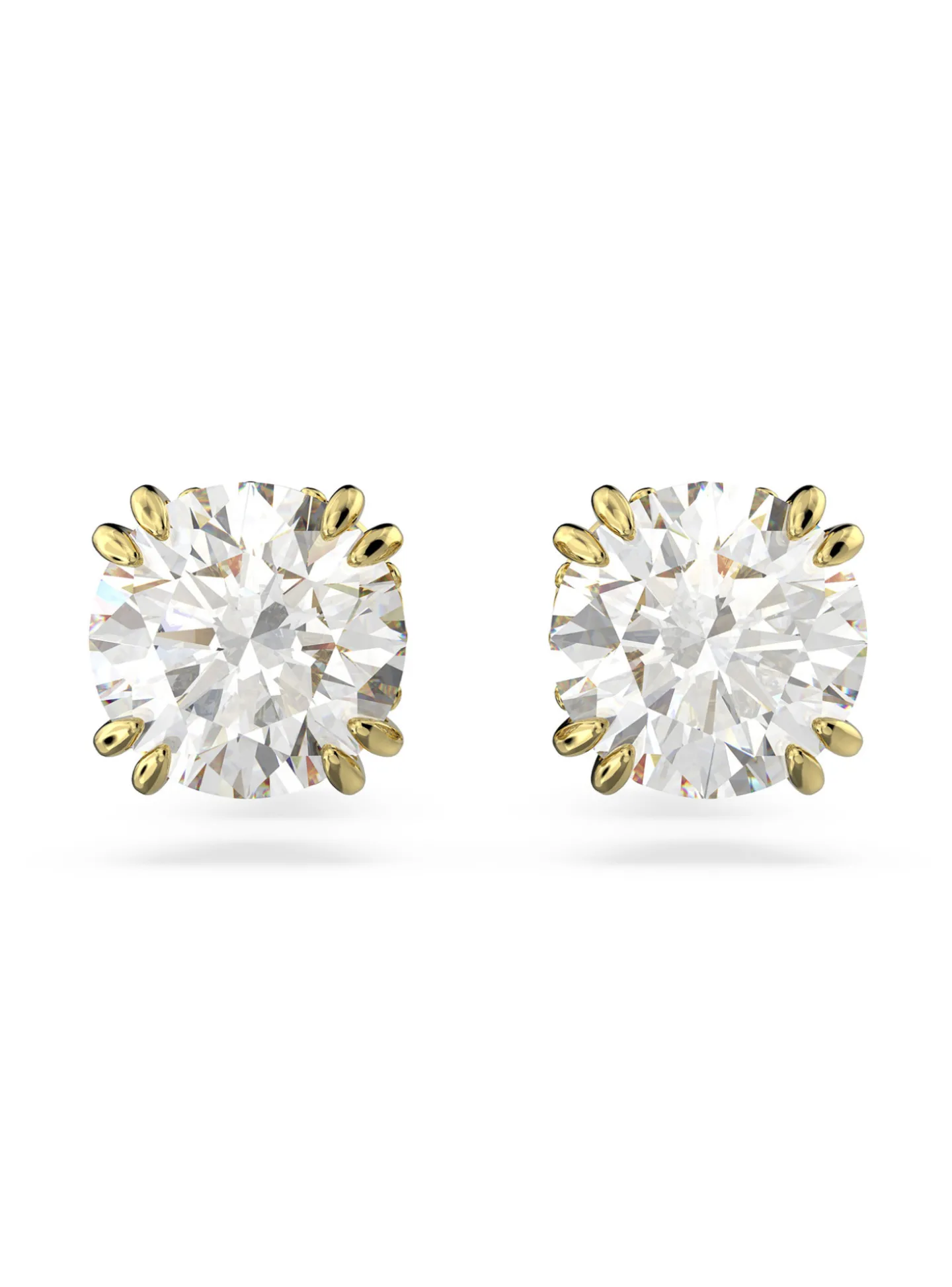 Clous d'oreilles Swarovski Constella dorés