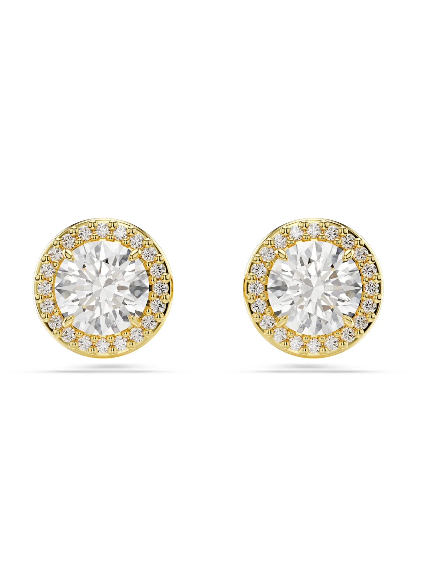 Clous d'oreilles Swarovski Una dorées