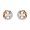 Clous d'oreilles Swarovski Dextera rosés