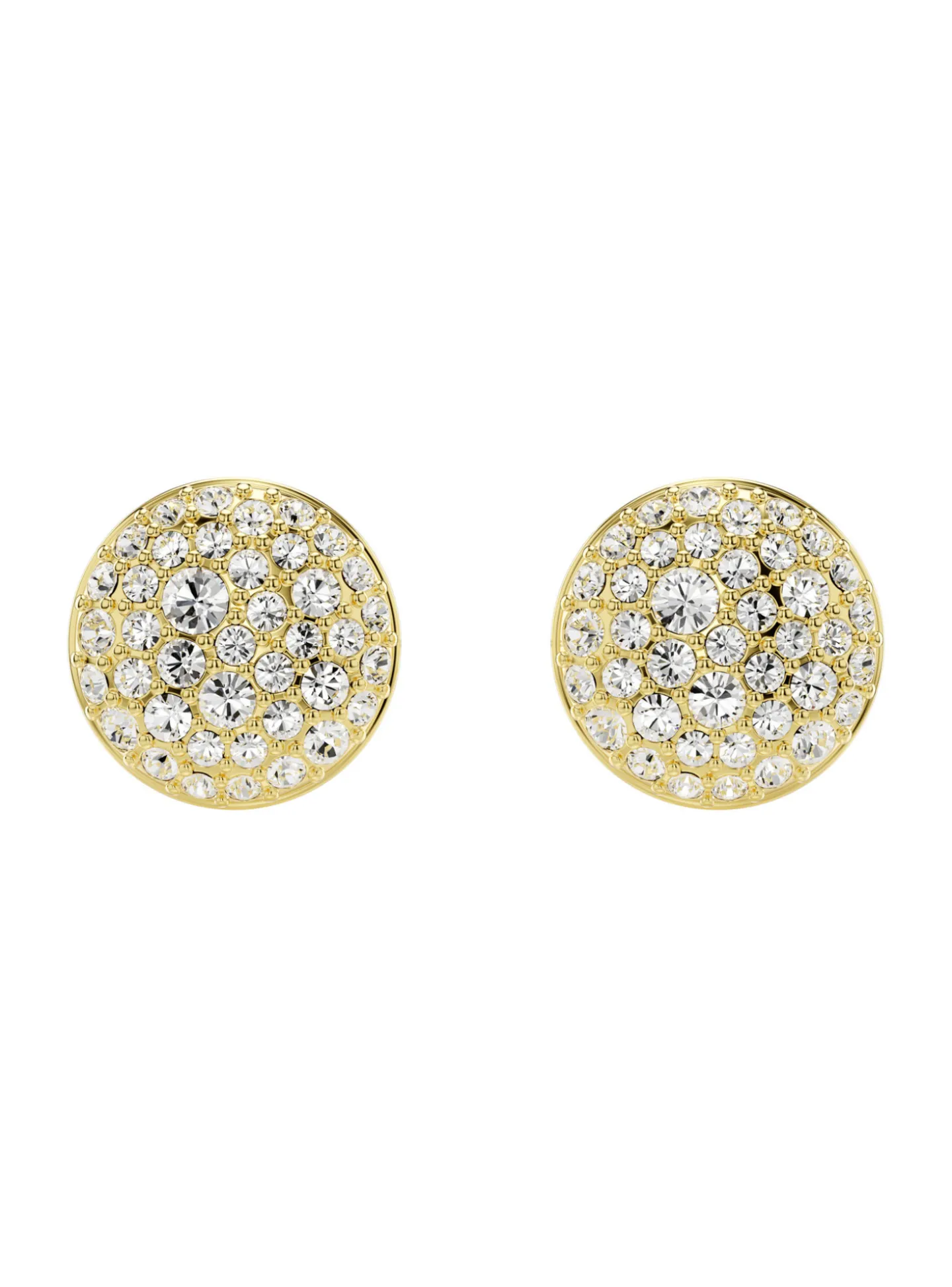 Clous d'oreilles Swarovski Meteora dorés