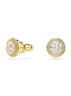 Clous d'oreilles Swarovski Una dorées