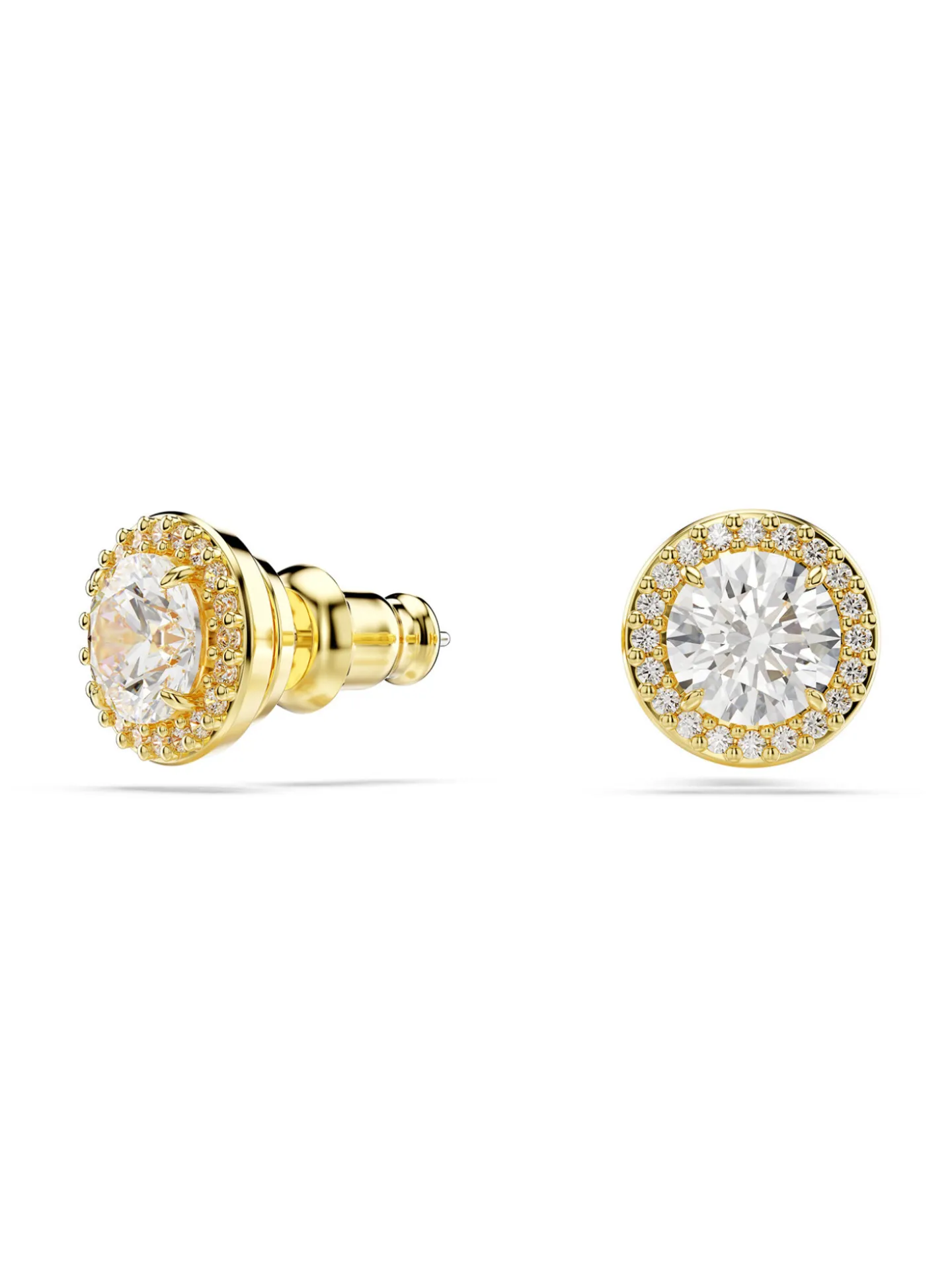 Clous d'oreilles Swarovski Una dorées