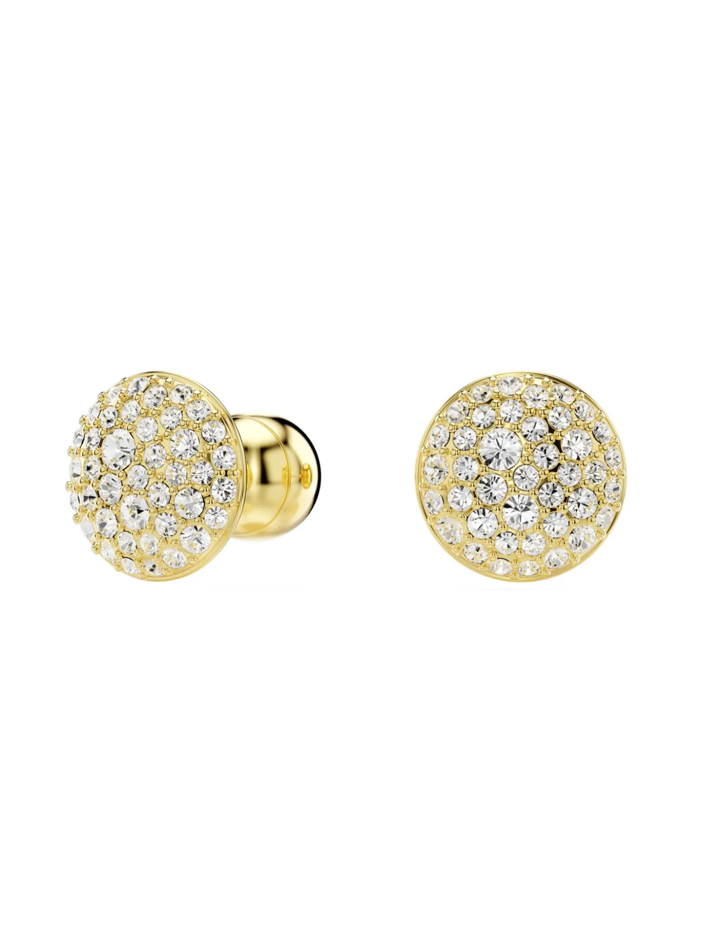Clous d'oreilles Swarovski Meteora dorés