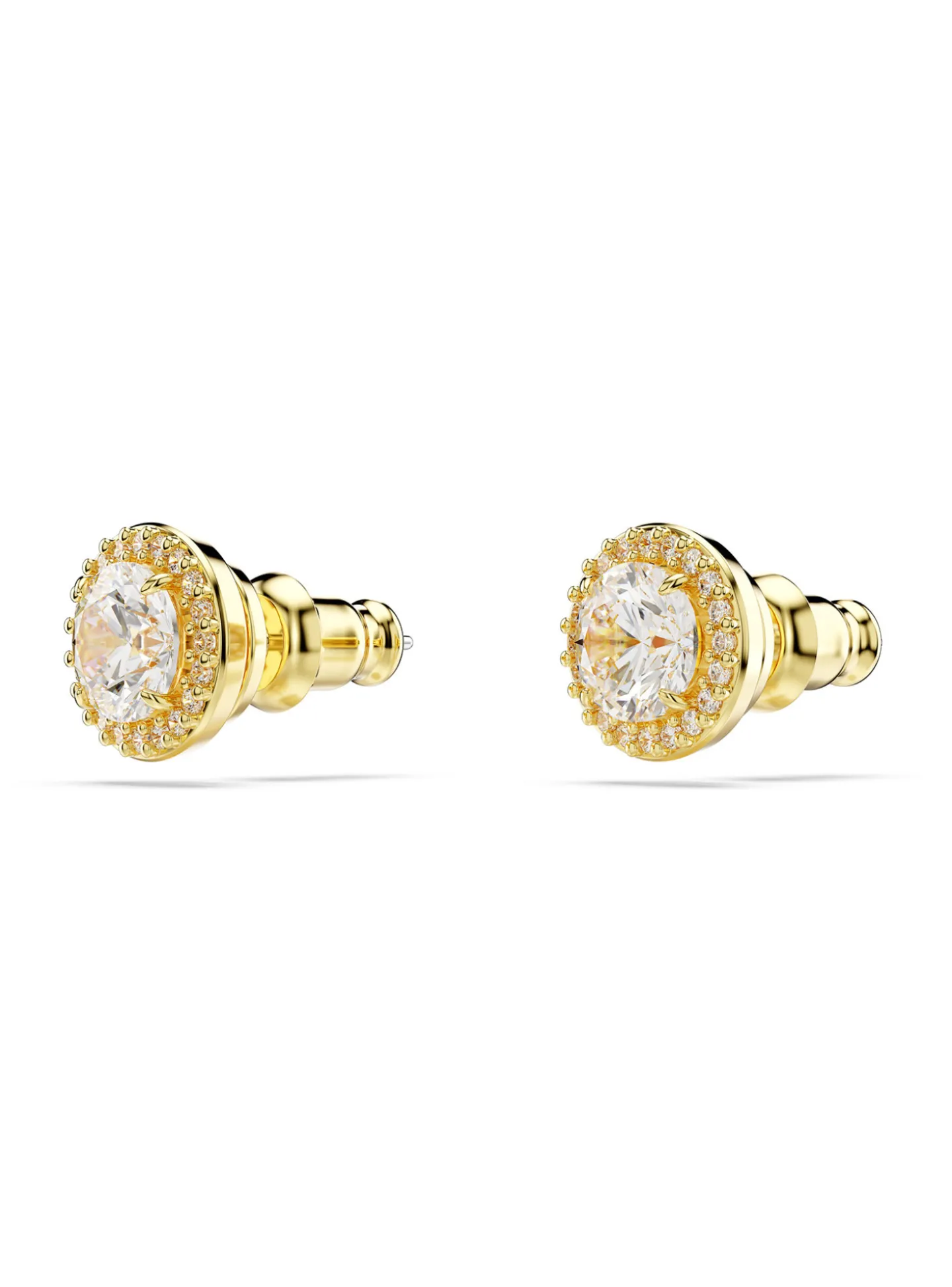 Clous d'oreilles Swarovski Una dorées