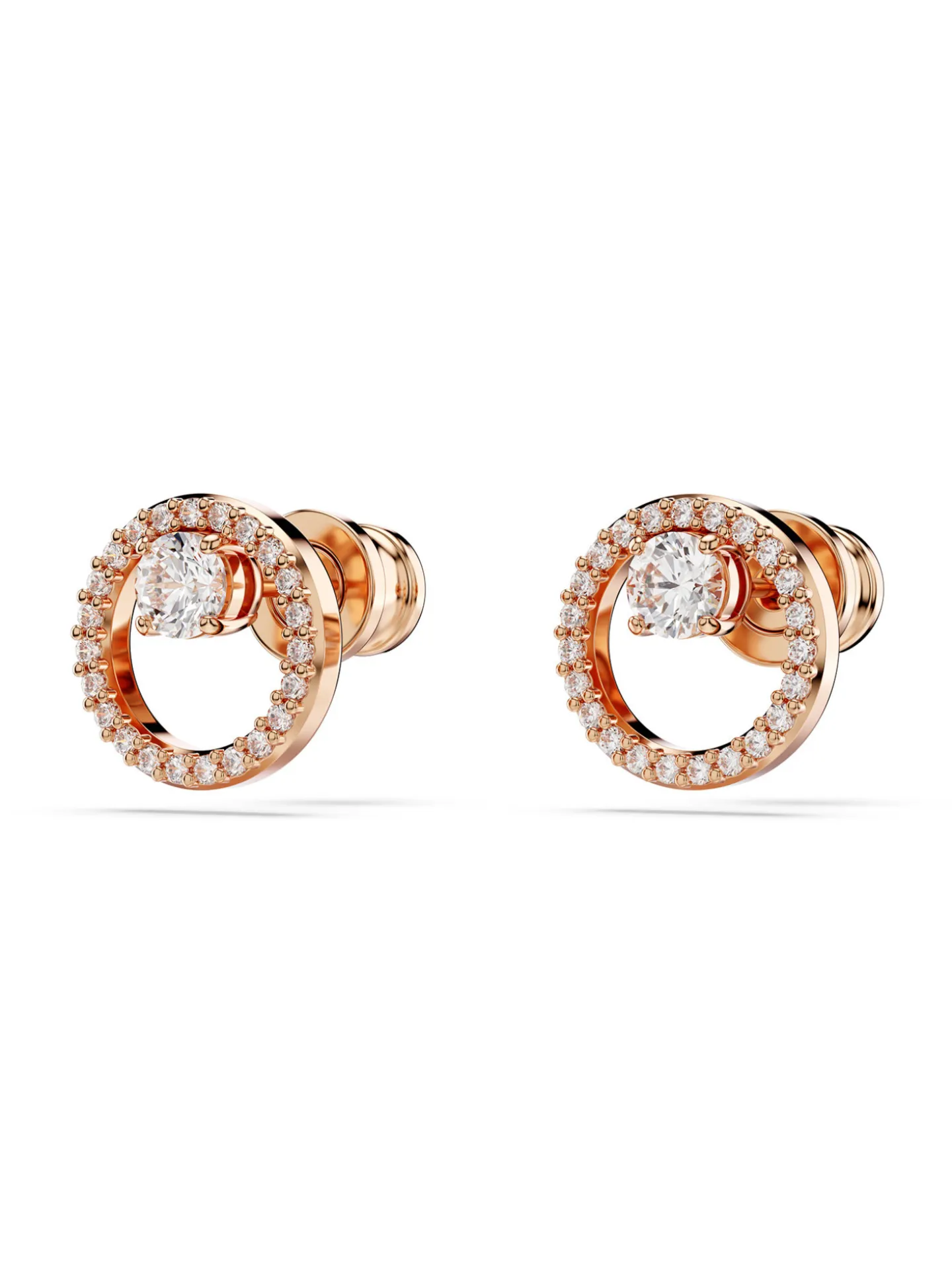 Clous d'oreilles Swarovski Constella rosés