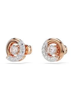 Clous d'oreilles Swarovski Dextera rosés