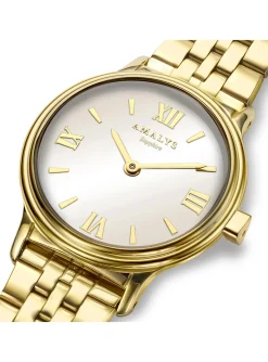 Coffret Amalys Montre femme + bracelet acier doré_x005f_x000D_Modèle Rosie