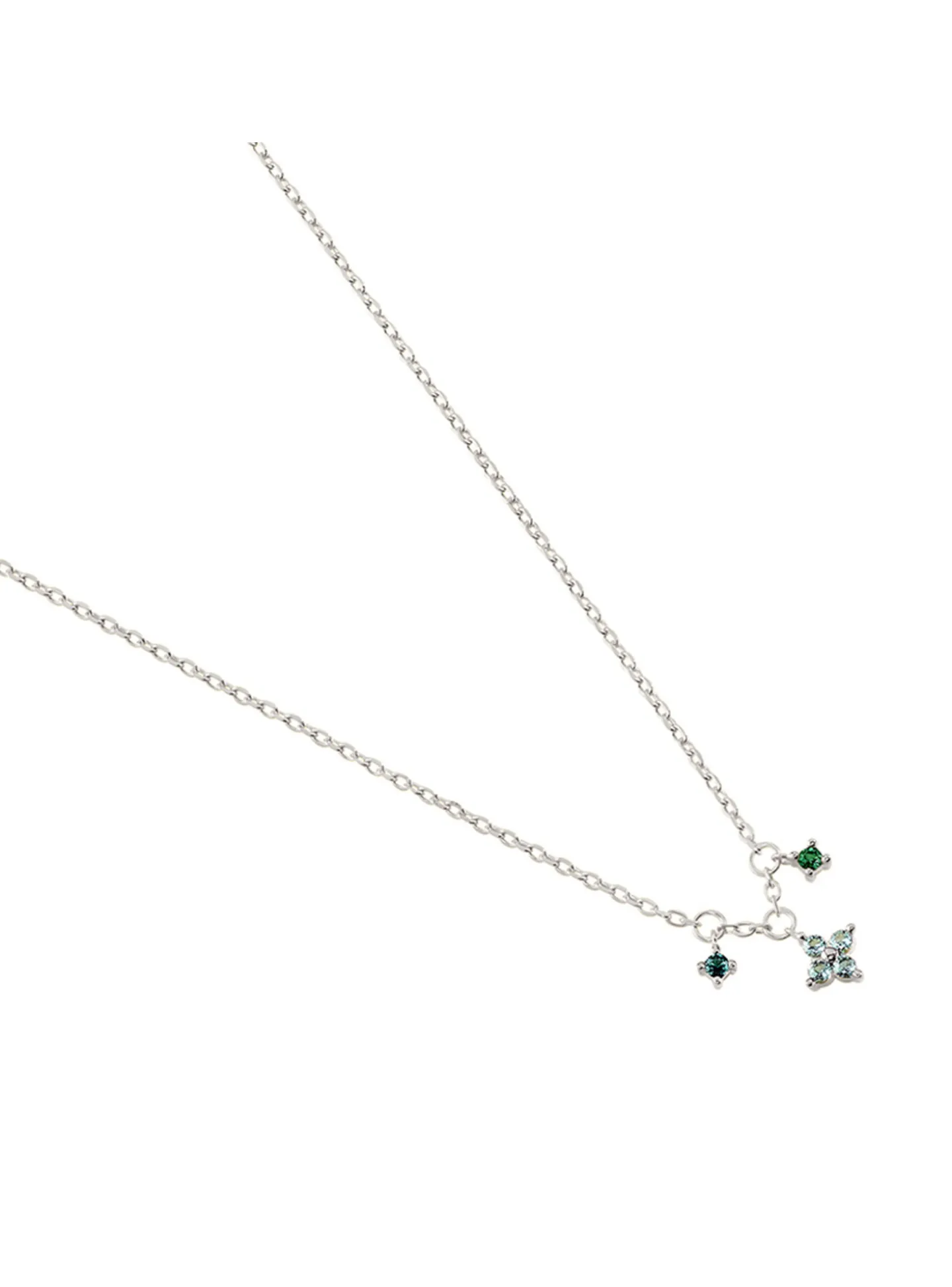 Collier Agatha Beloved argent rhodié 3 pampilles