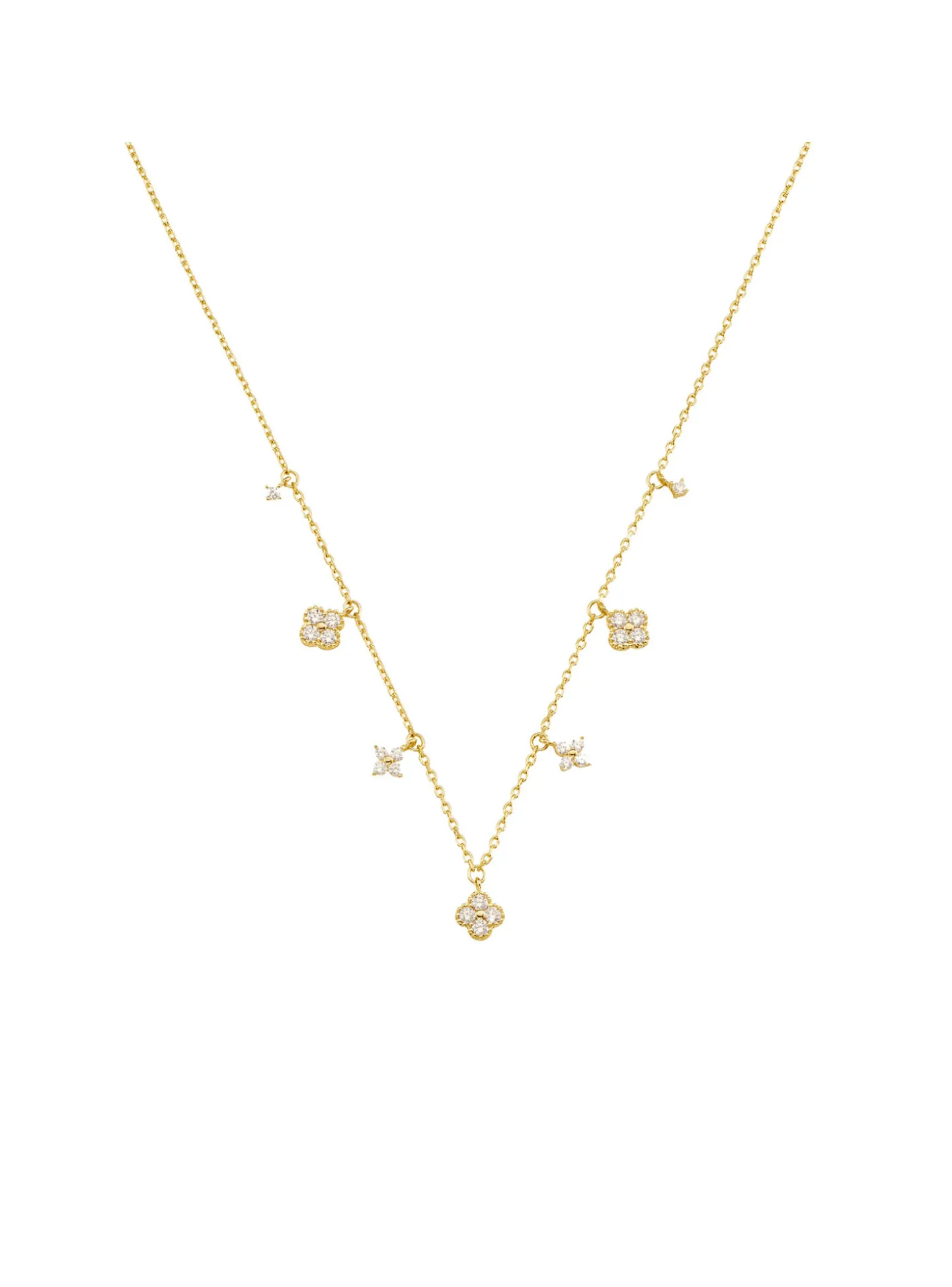 Collier Agatha Beloved pampilles dorées
