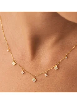 Collier Agatha Beloved pampilles dorées