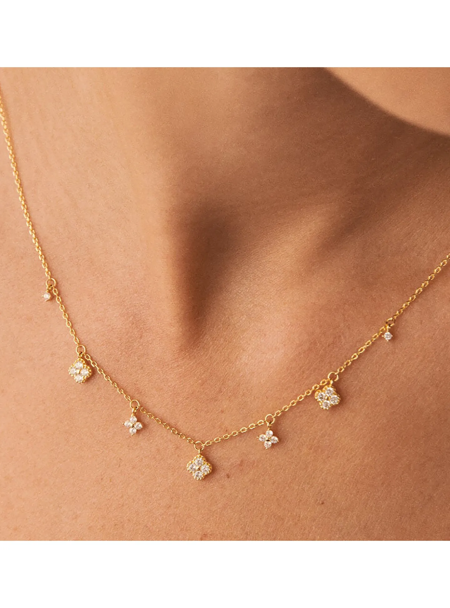 Collier Agatha Beloved pampilles dorées