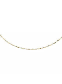 Collier Brillaxis 3 rangs boules facetées 3 ors