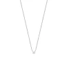 Collier Brillaxis argent solitaire oxyde 4 griffes