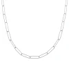 Collier Brillaxis argent trombone ciselé