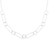 Collier Brillaxis argent rhodié ciselé