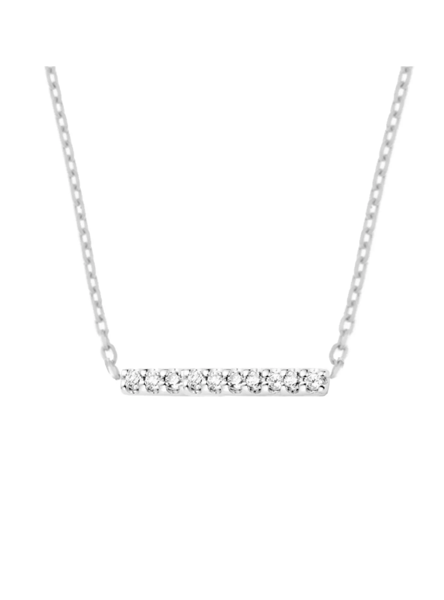 Collier Brillaxis barrette or 18 carats diamants