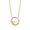 Collier Brillaxis cercle et oxydes de zirconium