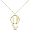Collier Brillaxis cercle 25mm chaines pendantes