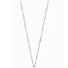 Collier Brillaxis chaine cubes or blanc 18 carats