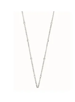 Collier Brillaxis chaine cubes or blanc 18 carats