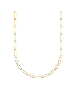 Collier Brillaxis chaîne plaqué or
