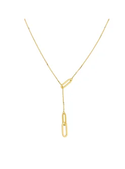 Collier Brillaxis Cravate or 18 carats
