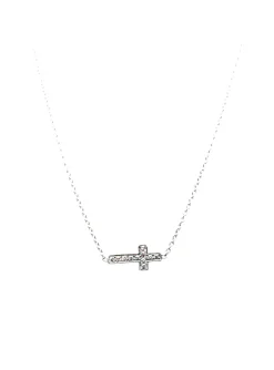 Collier Brillaxis croix empierrée