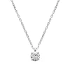 Collier Brillaxis en argent solitaire 45cm