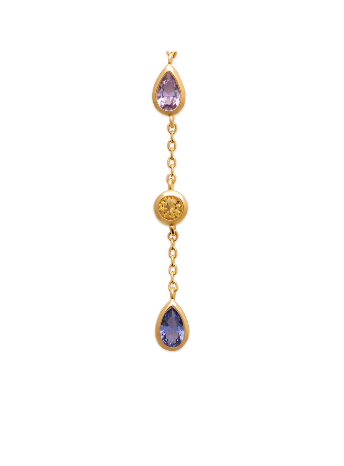 Collier Brillaxis en y multicolore