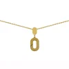 Collier Brillaxis géométrique striée