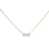 Collier Brillaxis infini empierré plaqué or