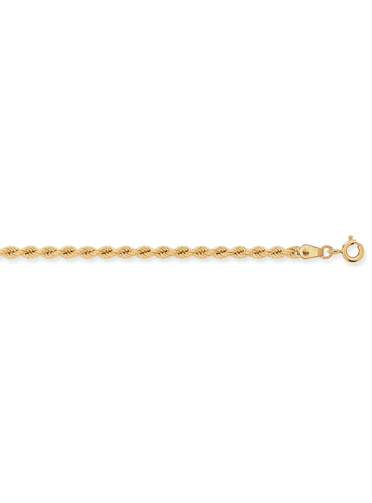 Collier Brillaxis maille corde or jaune 18 carats