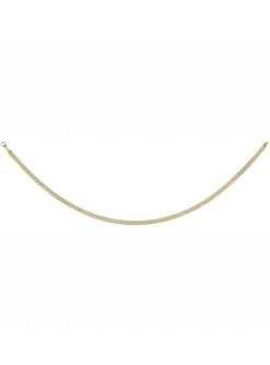 Collier Brillaxis maille bismark or jaune 18 carats