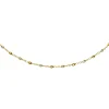 Collier Brillaxis moderne bicolore or 9 carats