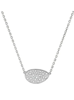 Collier Brillaxis moderne or blanc diamants