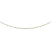 Collier Brillaxis motif infini or bicolore 9 carats
