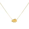 Collier Brillaxis nuage plaqué or