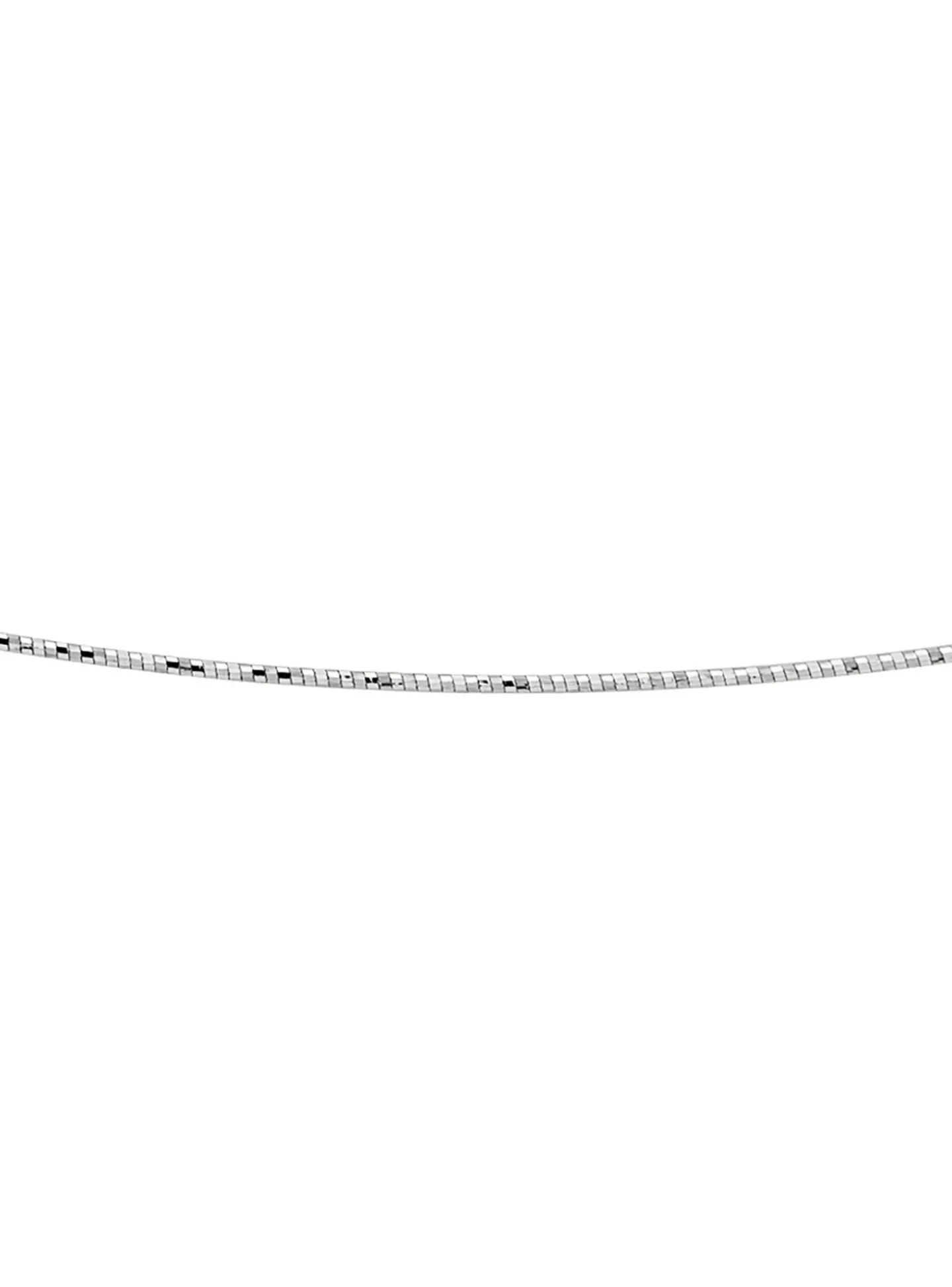 Collier Brillaxis Oméga or blanc 18 carats diamanté