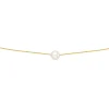 Collier Brillaxis or 18 carats perle de culture
