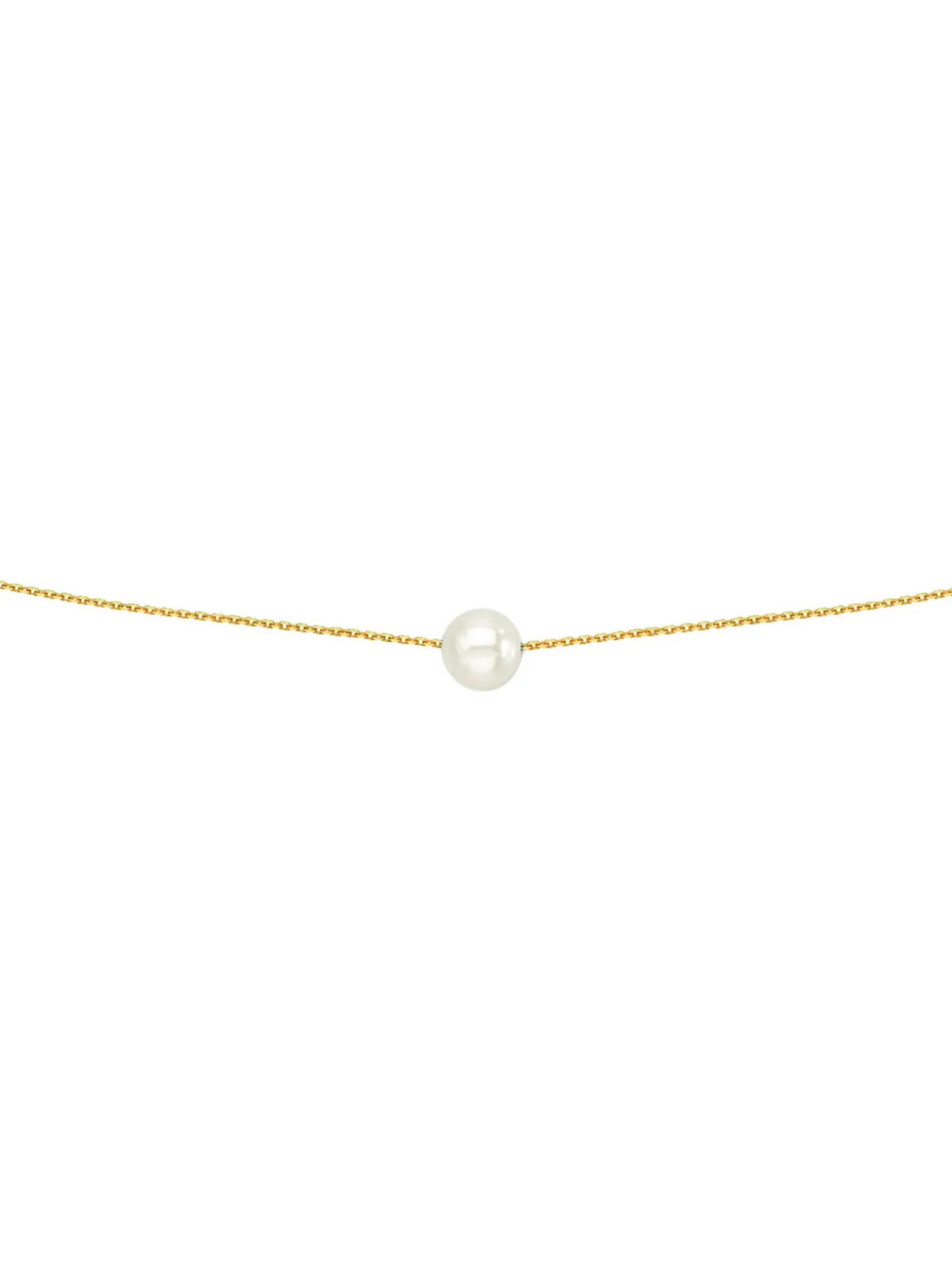 Collier Brillaxis or 18 carats perle de culture