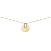 Collier Brillaxis or jaune 18 carats laque pailleté