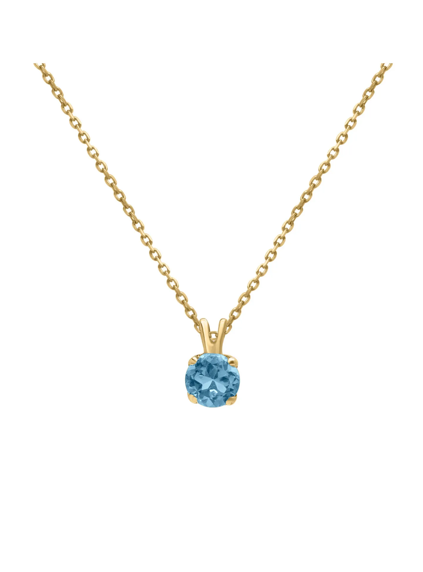 Collier Brillaxis or jaune 18 carats topaze