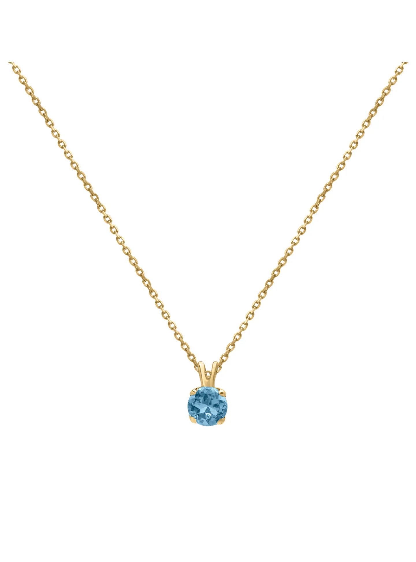Collier Brillaxis or jaune 18 carats topaze