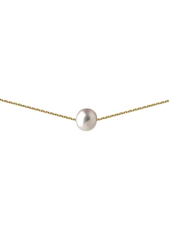 Collier Brillaxis or perle de culture