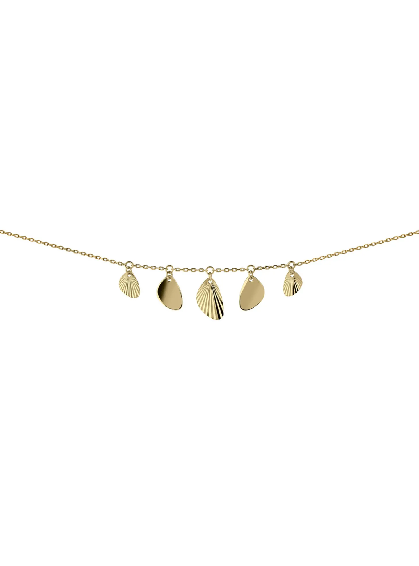 Collier Brillaxis pampilles diamantées en or 18 cts