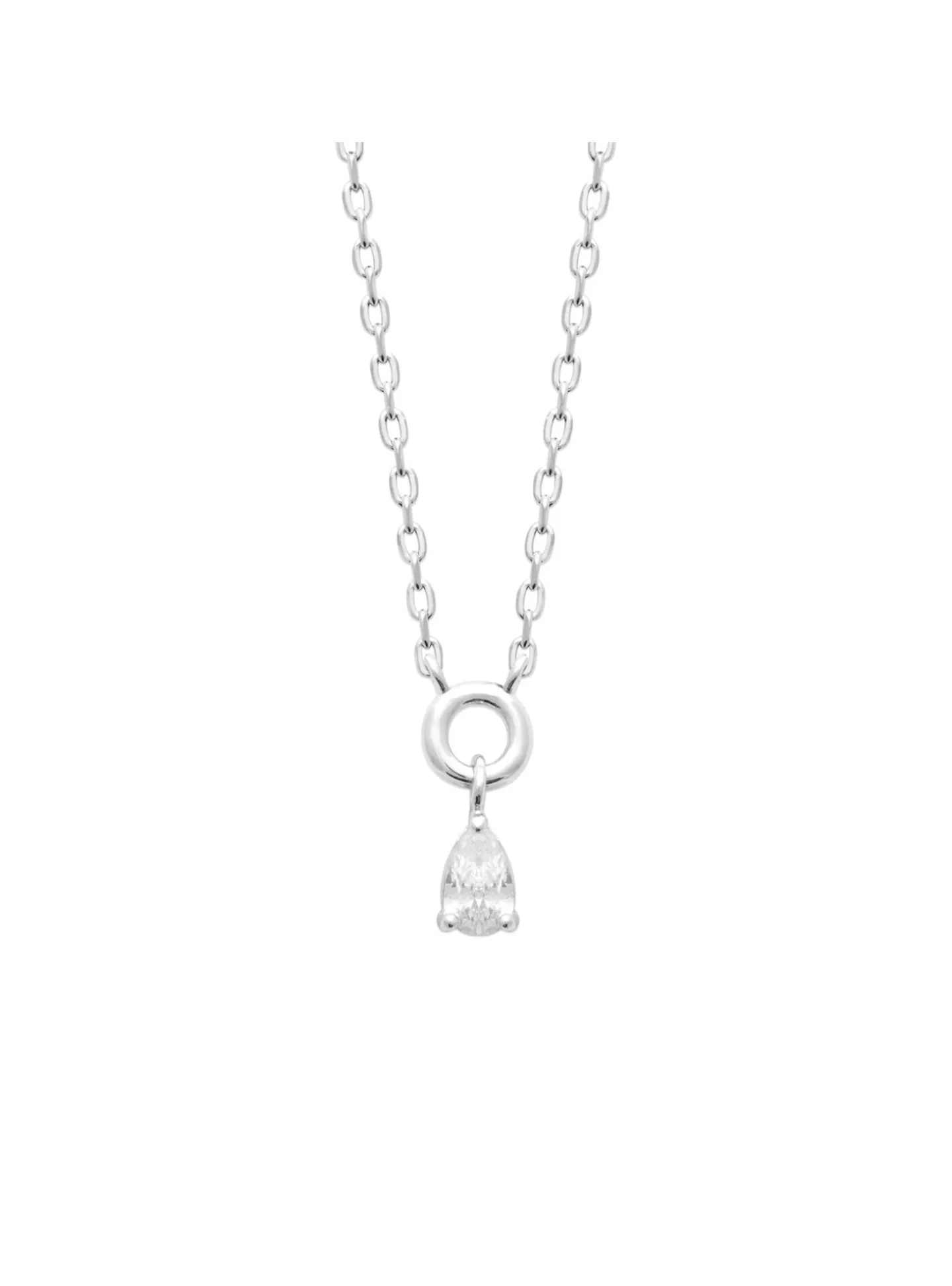Collier Brillaxis pendentif goutte oz