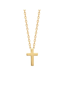 Collier Brillaxis pendentif croix chretienne