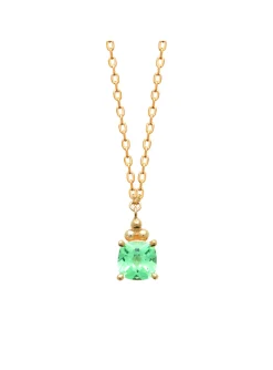 Collier Brillaxis pendentif oxyde bleu